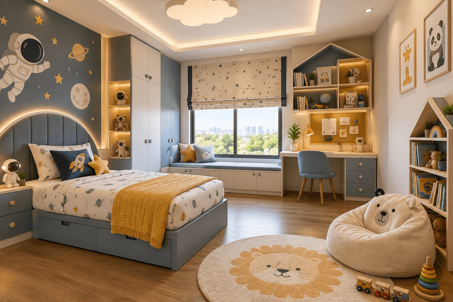 Creative kids room interior design ideas for playful bedrooms